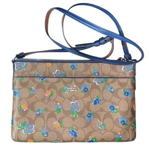 Coach Peyton Floral East West Crossbody Purse Bag Minimalist Boho Casual Travel